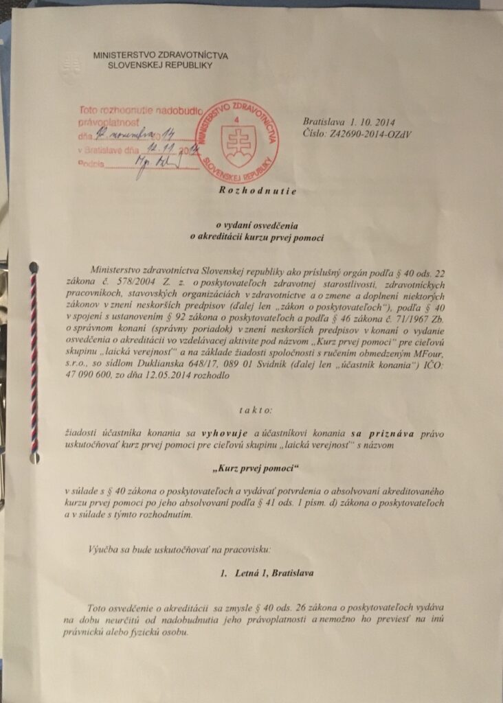 ministerstvo zdravotnictva